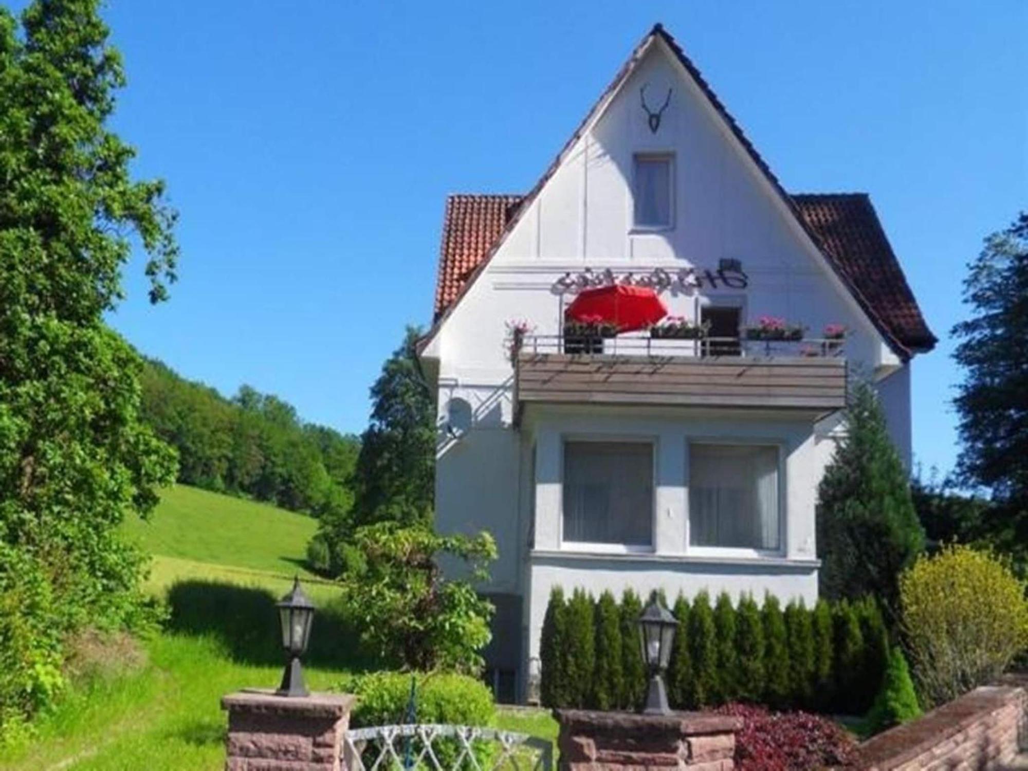 Spacious Apartment In Weser Uplands With Garden 바트피르몬트 외부 사진